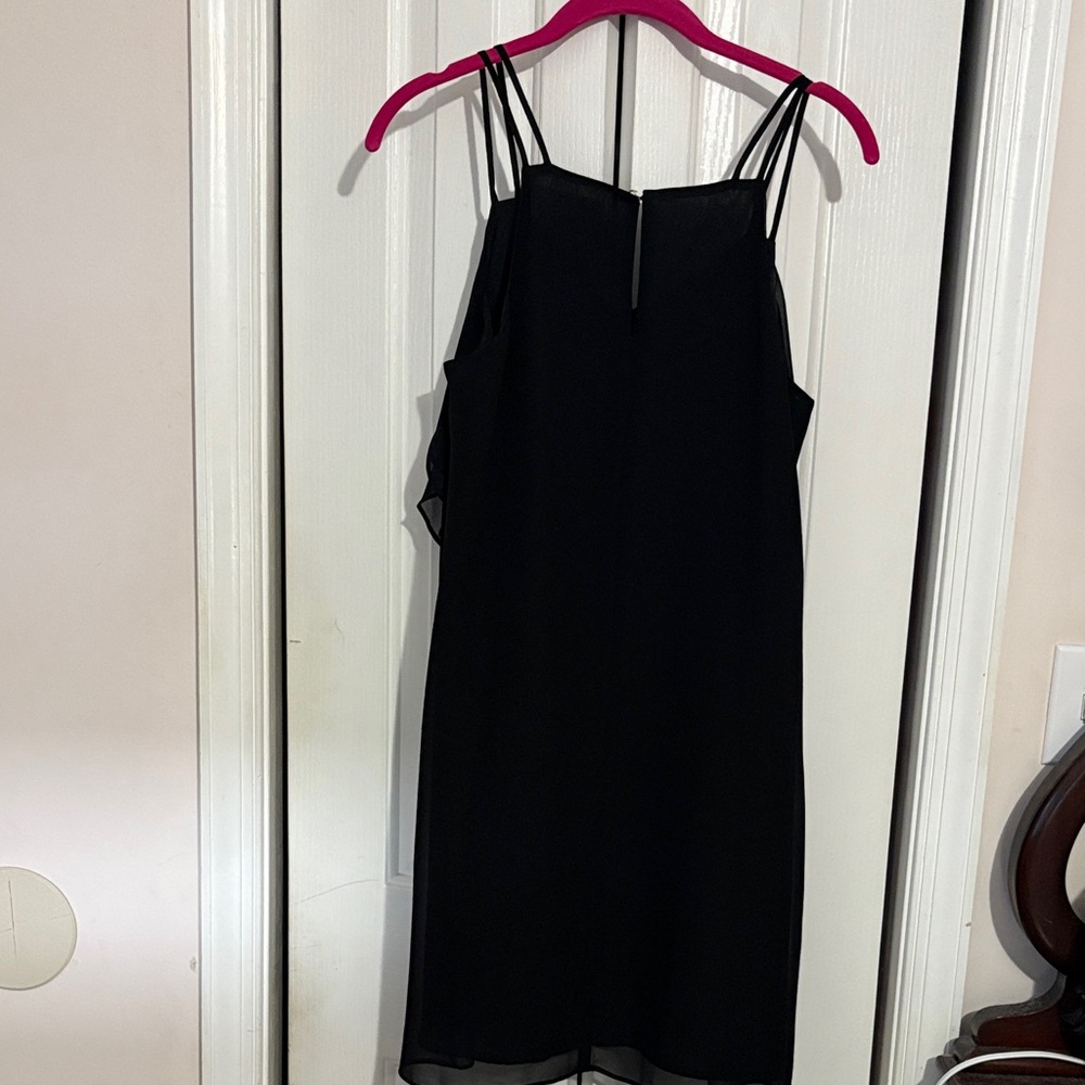 BCBGeneration Black Ruffle Mini Dress - Picture 4 of 4